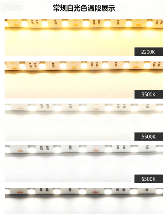 Color Temperature Segment Display
