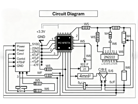 Hcjmpcba A Circuit Schematic Diagram Of Actual Electrical Connections