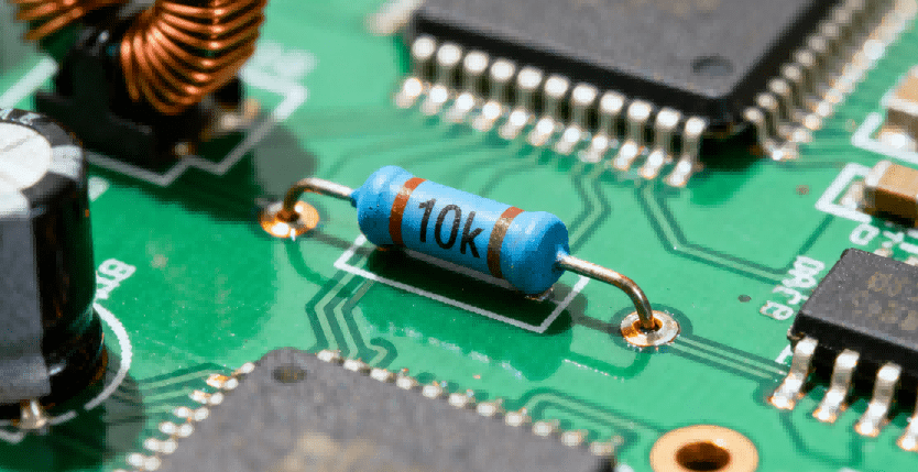 Hcjmpcba 10k Resistor On Pcba Board Voltage Divider