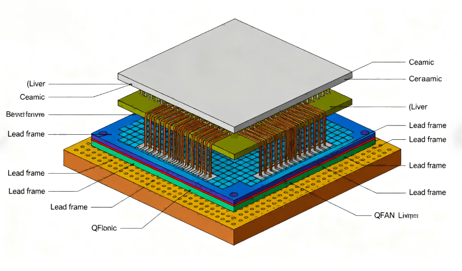 Hcjmpcba Cross Sectional View Of Qfn Structure