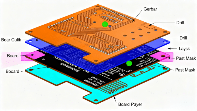 Hcjmpcba Gerber File Structure Diagram