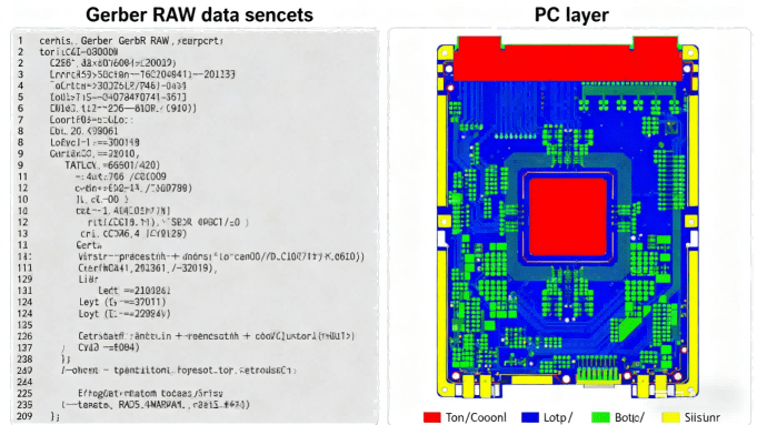 Hcjmpcba Gerber “raw Data Snippet + Pcb Layer View