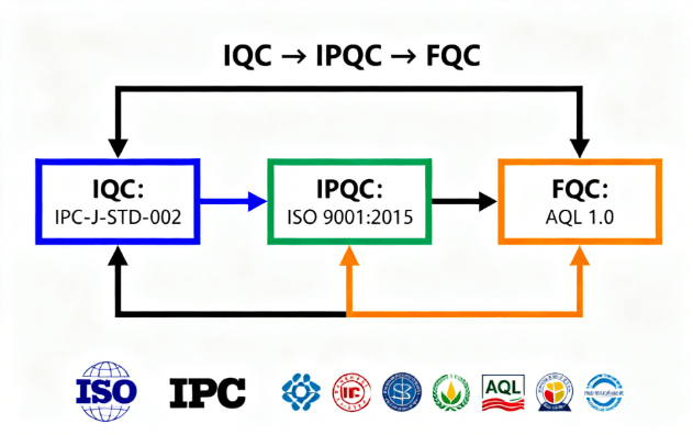 Hcjmpcba Quality Control Process Schematic Diagram