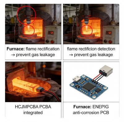 Functional Display Diagram Of Flame Sensors In Four Major Application Scenarios 3
