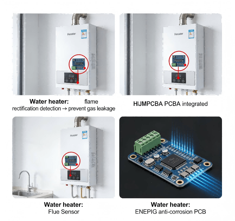 Functional Display Diagram Of Flame Sensors In Four Major Application Scenarios 4