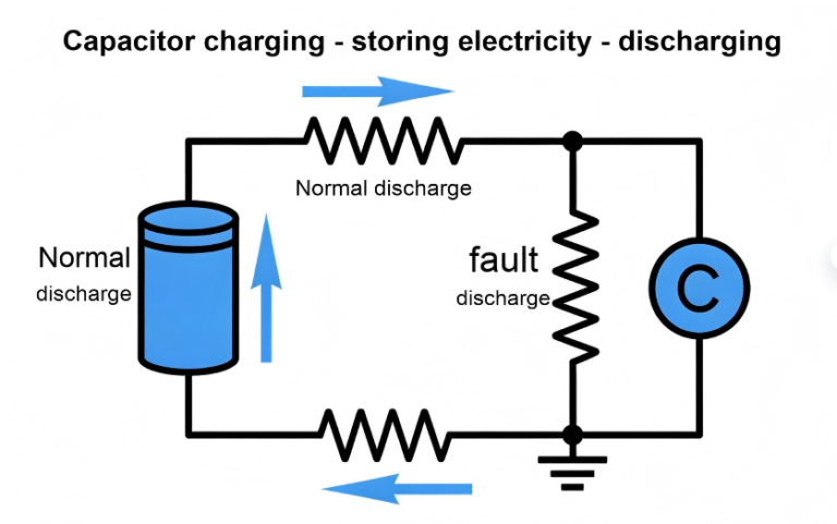 how to discharge a capacitor
