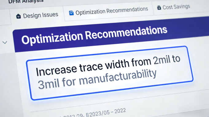 Screenshot Of Dfm Analysis Report Smt Assembly Capabilities