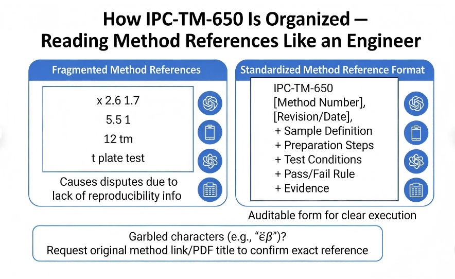 How Ipc Tm 650 Is Organized Hcjmpcba