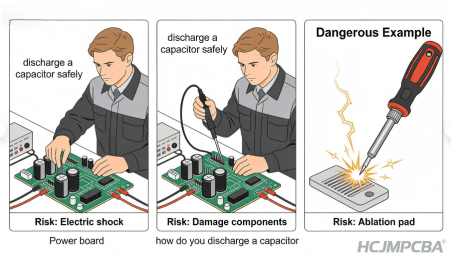 How To Discharge A Capacitor Schematic Diagram Of Risks In Maintenance Scenarios