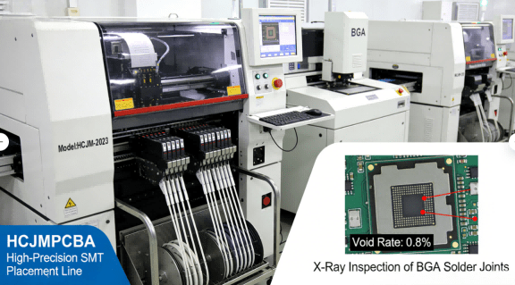 Hcjmpcba High Precision Smt Mounting Production Line Live Shot