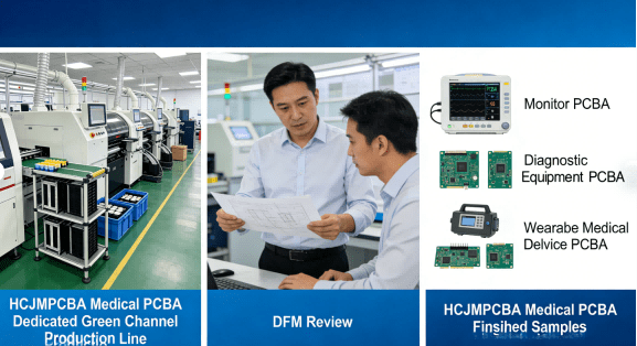 Hcjmpcba Medical Pcba Exclusive Green Channel Production Line Live Shot