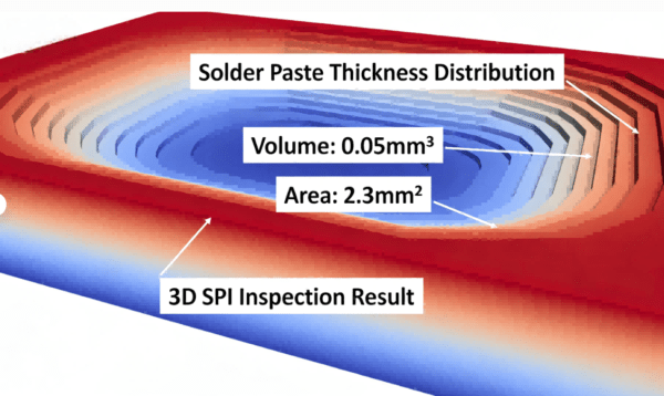 3d Spi Solder Paste Inspection 3d Topographic Map Hcjmpcba