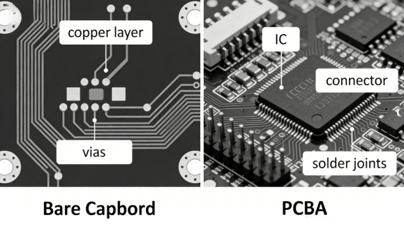 Difference Between Bare Pcb And Circuit Card Assembly Hcjmpcba