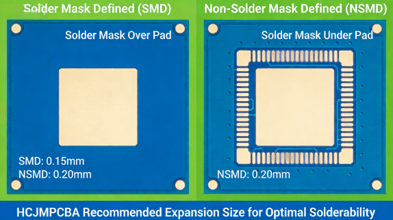 Hcjmpcba Recommends Expansion Dimensions For Optimal Soldering Strength