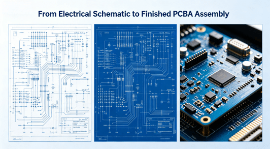 From Hcjmpcba Electrical Schematic To Finished Pcba Assembly