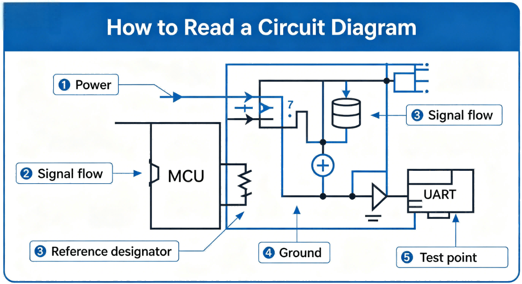 How To Read A Circuit Diagram Hcjmpcba