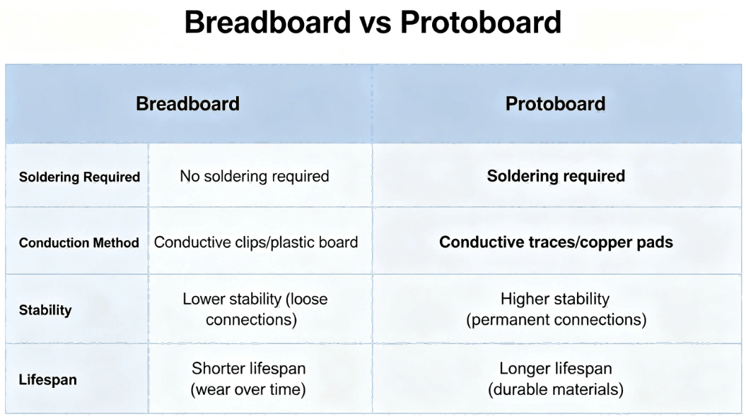 Protoboard Vs Breadboard