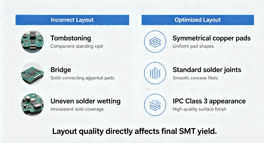 Hcjmpcba Defect Comparison Caused By Poor Layout