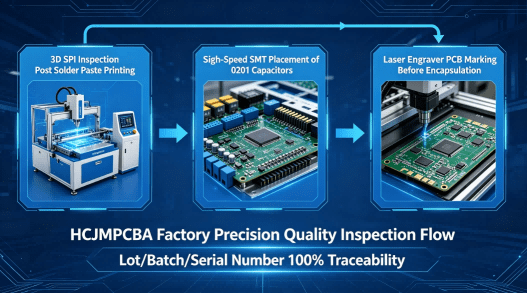 Industrial Grade Pcba Traceability And Inspection Link Diagram