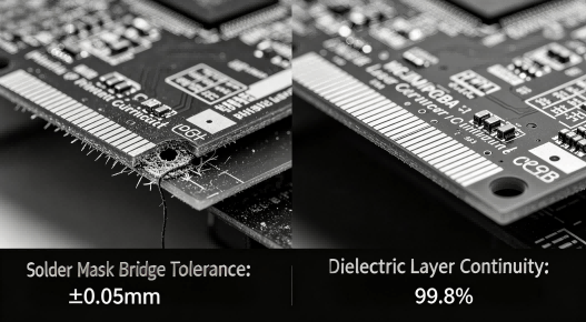 Laser Printing Microscopic Comparison Diagram
