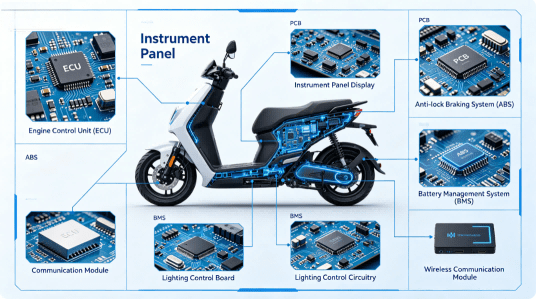 Modern Motorcycle Electronics Architecture