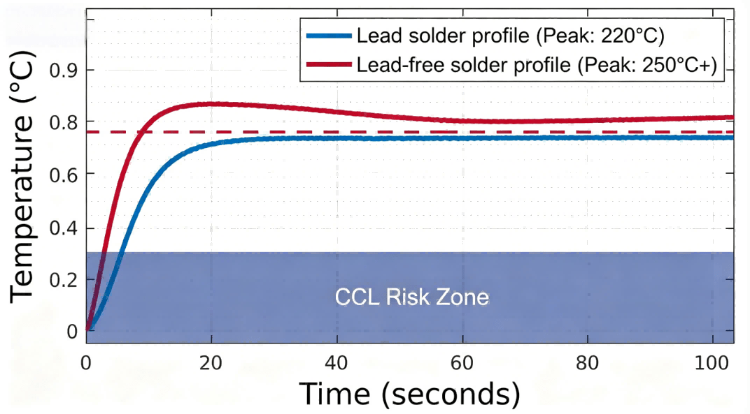 Reflow Soldering Temperature Profile Comparing Lead Vs Lead Free Solder
