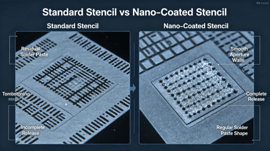 Standard Stencil Vs Nano Coated Stencil