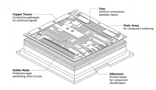 Pcb Structure Diagram