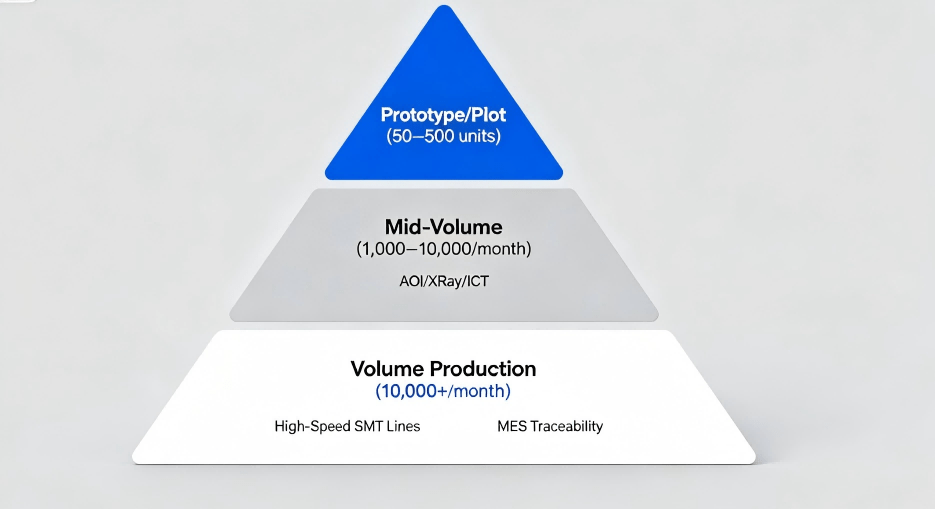 Prototype To Volume Production Scale