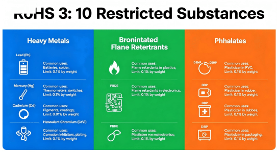 Rohs 3 List Of Ten Restricted Substances