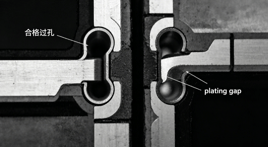 Schematic Diagram Of Through Hole Coating Defects
