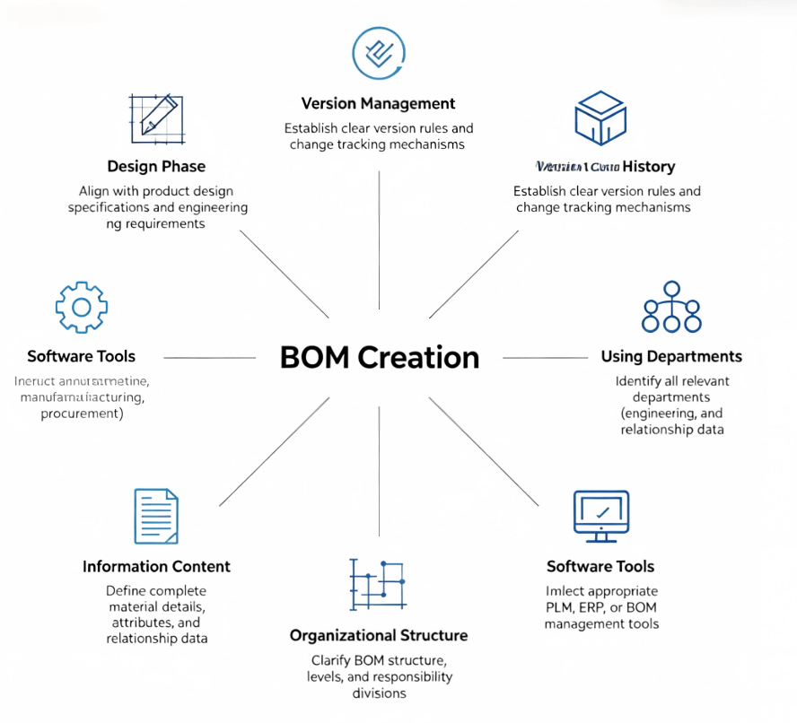 Six Preparations Prior To Bom Creation