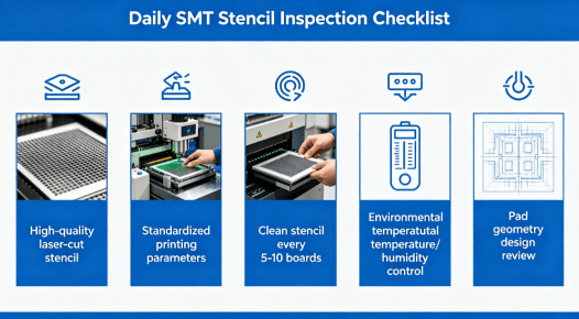 Stencil Printing Preventive Measures Checklist
