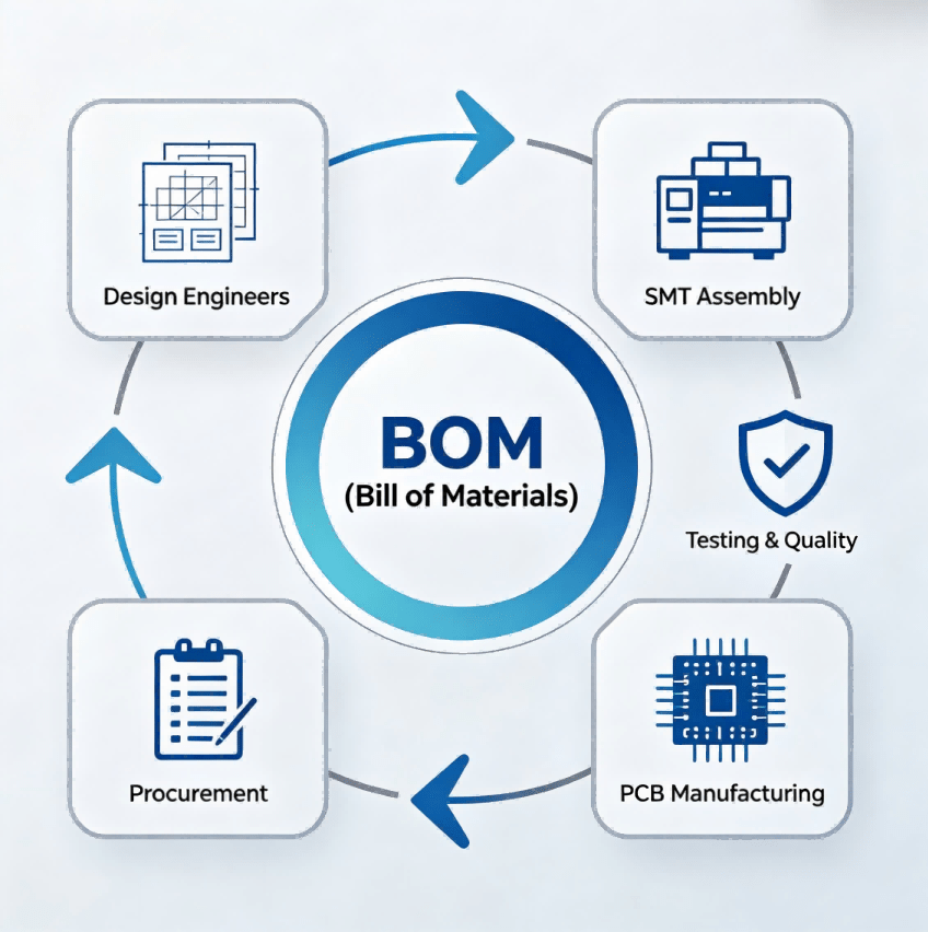 The Core Role Of Bom In Pcba Manufacturing
