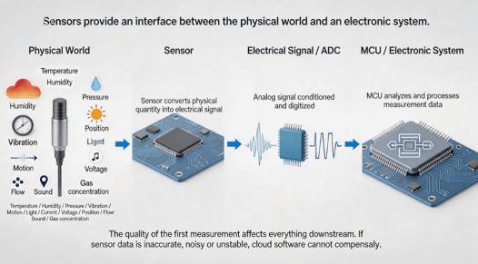 Data Path Actual Temperature — Sensor — Adc — Mcu