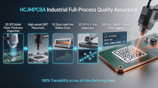 Schematic Diagram Of Full Industrial Inspection Process For Hcjmpcba